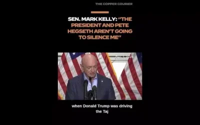 WATCH: Sen. Mark Kelly responds to Trump’s threats