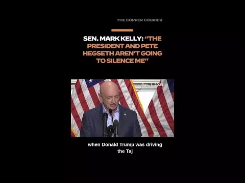 WATCH: Sen. Mark Kelly responds to Trump’s threats