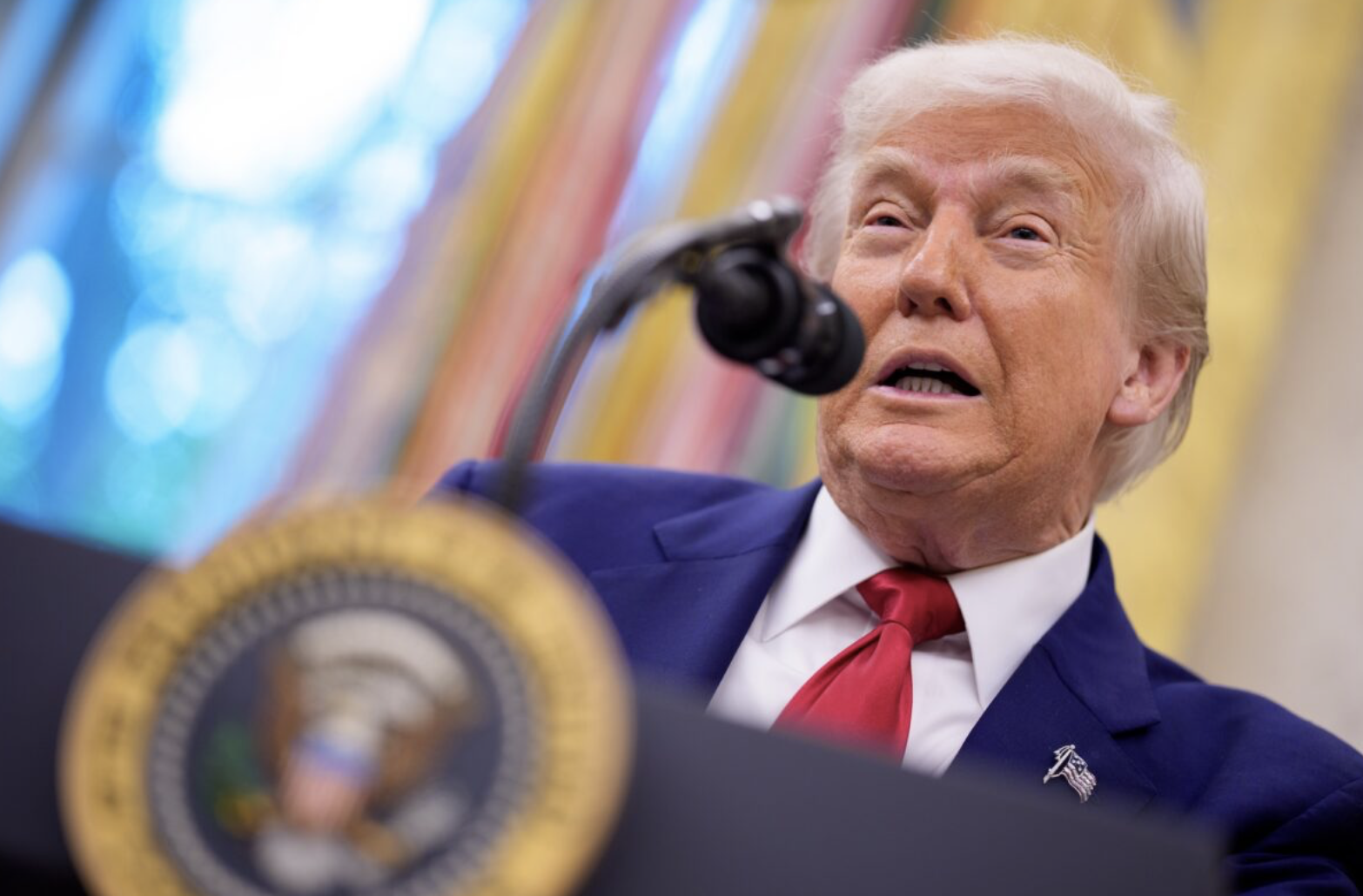 Donald Trump speaking