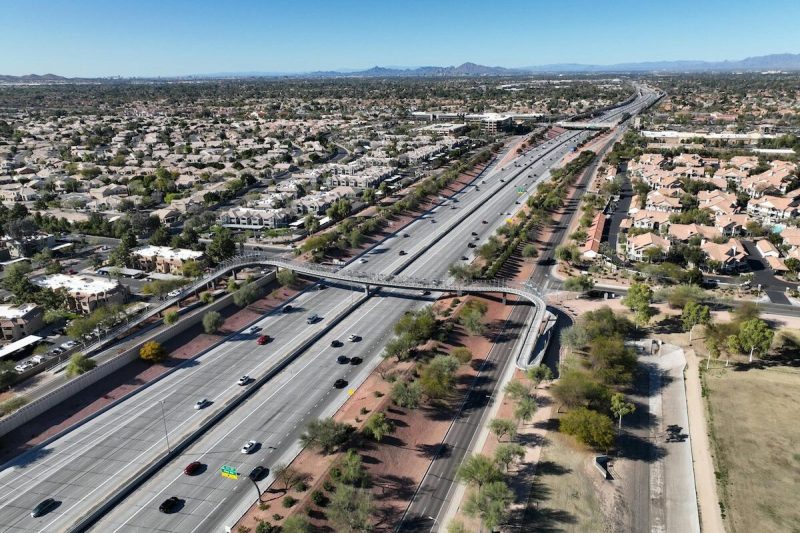 Aerial view of Chandler, Arizona