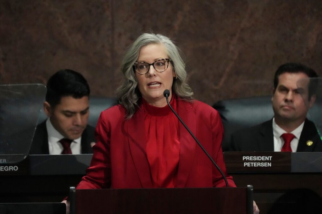 Katie Hobbs speaking