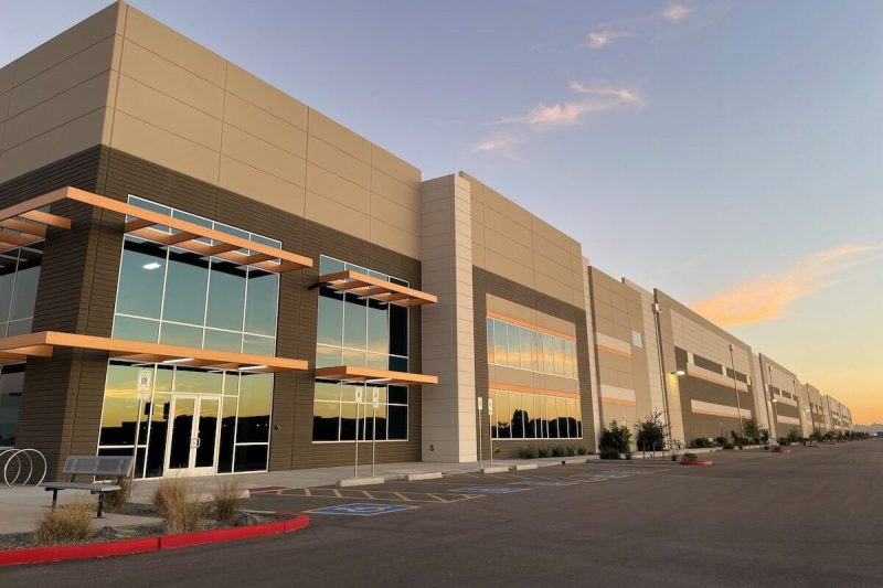 exterior of a warehouse