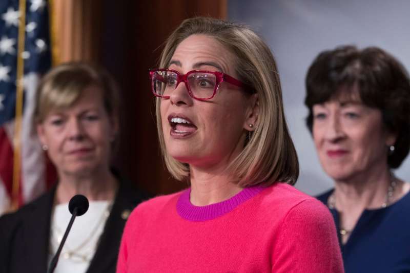 Kyrsten Sinema talking