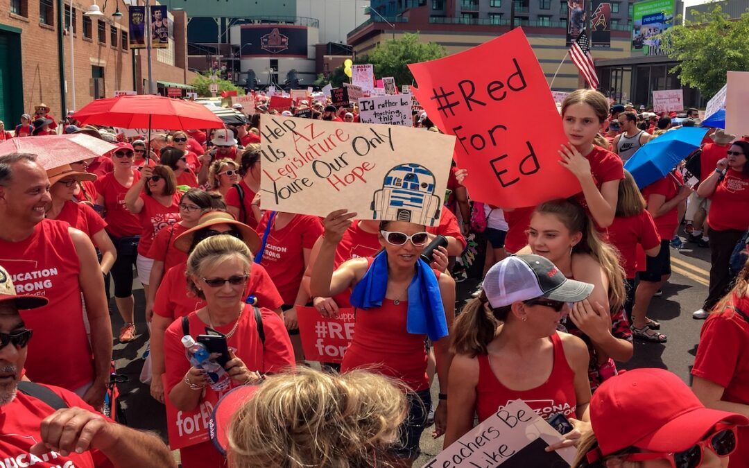 Arizona Republicans push to ban teacher strikes and target union organizing