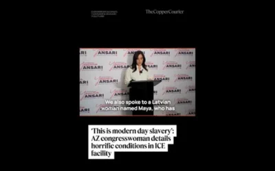 WATCH: ‘This is modern day slavery’: AZ congresswoman details horrific conditions in ICE facility