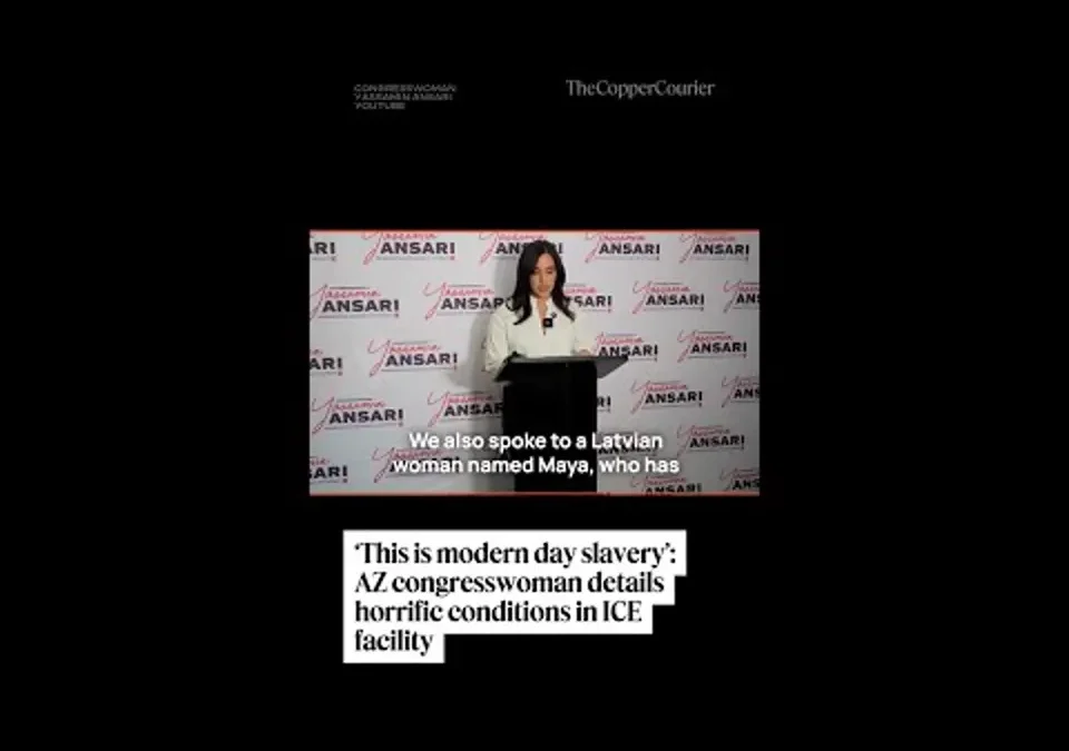 WATCH: ‘This is modern day slavery’: AZ congresswoman details horrific conditions in ICE facility