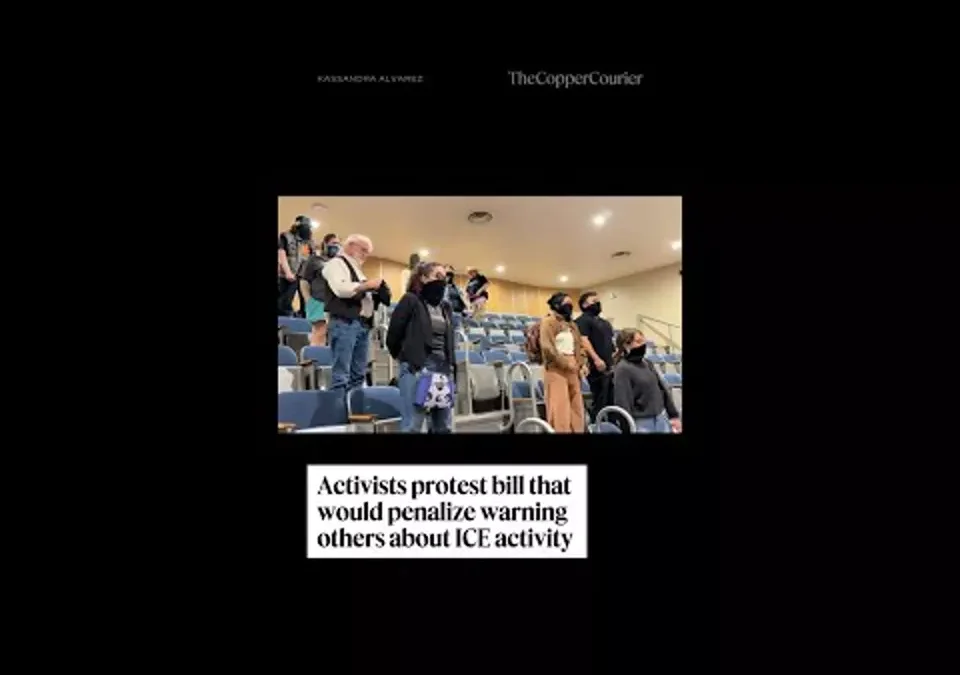 WATCH: Activists protest bill penalizing warnings about ICE activity