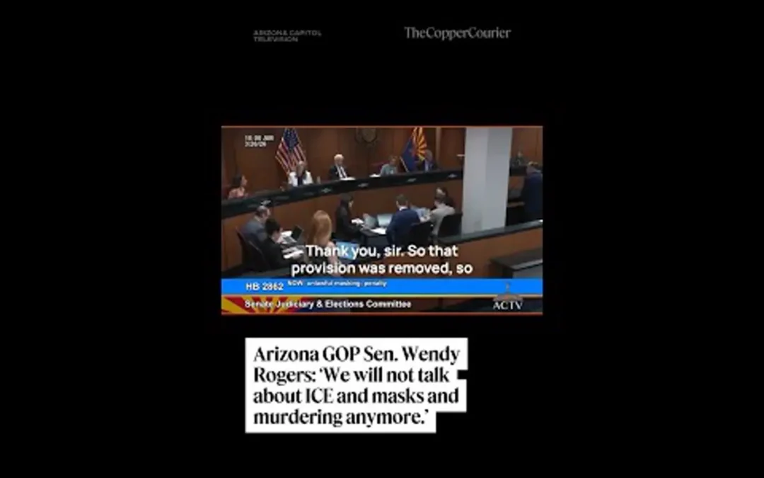 WATCH: AZ Senate hearing on HB 2862 erupts after clash over ICE mask provision