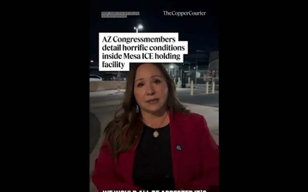 WATCH: Arizona congressmembers detail harsh conditions inside Mesa ICE facility