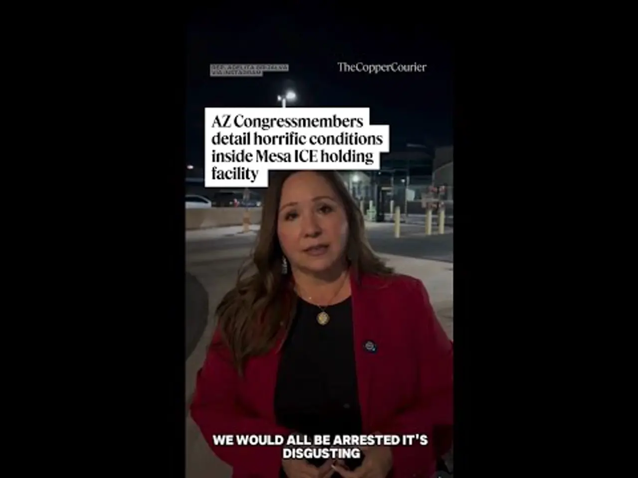 WATCH: Arizona congressmembers detail harsh conditions inside Mesa ICE facility