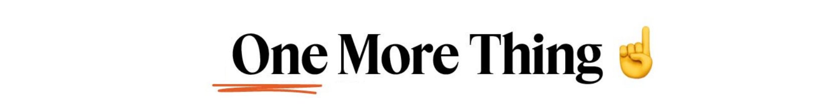 And Now, The News