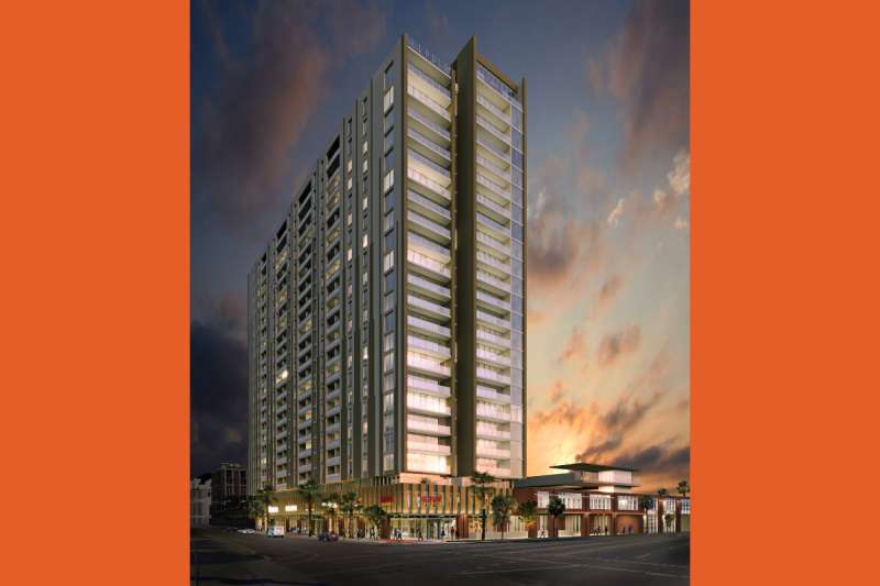 rendering of a high-rise building