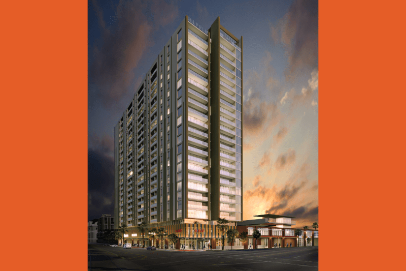 rendering of a high-rise building