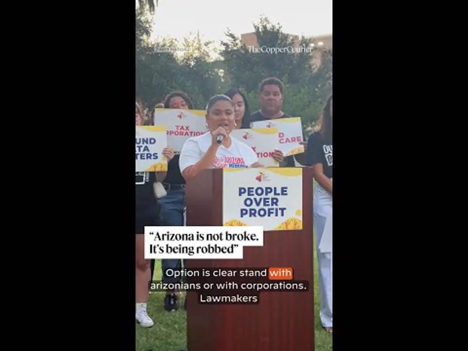 ‘Arizona is not broke. It’s being robbed’