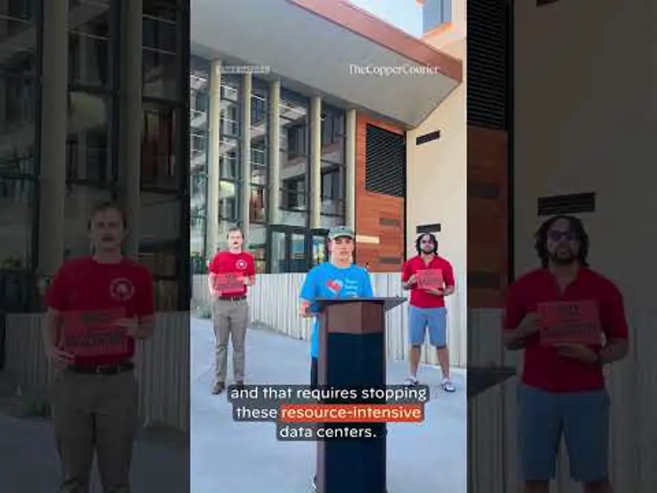Mesa high school student voices disapproval of data center expansion