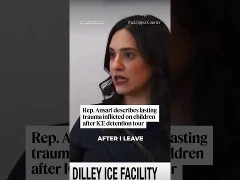 Rep. Ansari describes lasting trauma inflicted on children after ICE detention tour