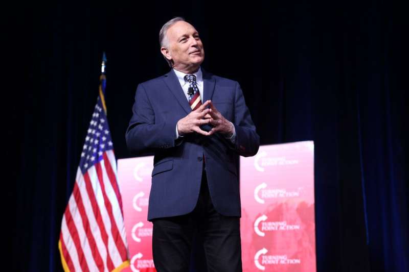 Andy Biggs at a campaign rally in Phoenix, AZ.