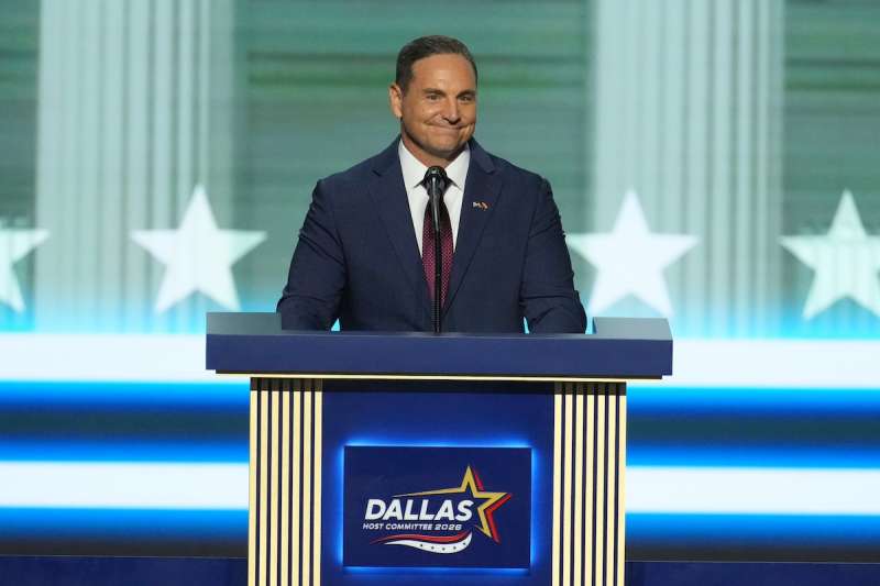 Jay Feely at the GOP convention in Dallas.